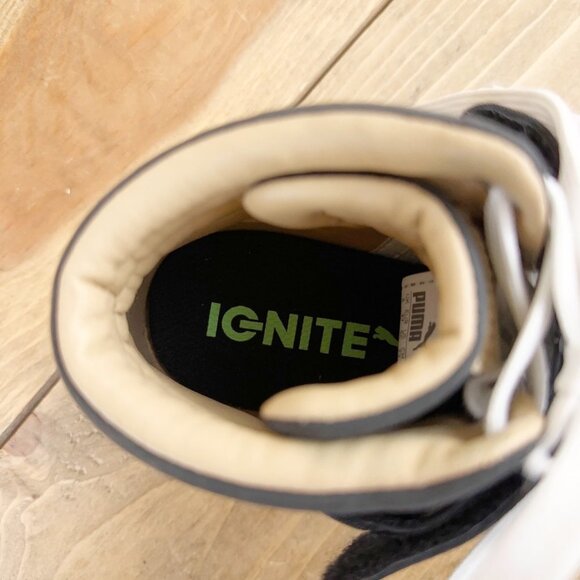 Puma TitanTour Ignite shoe hi-top Black White 6.5 Mens - Picture 4 of 8